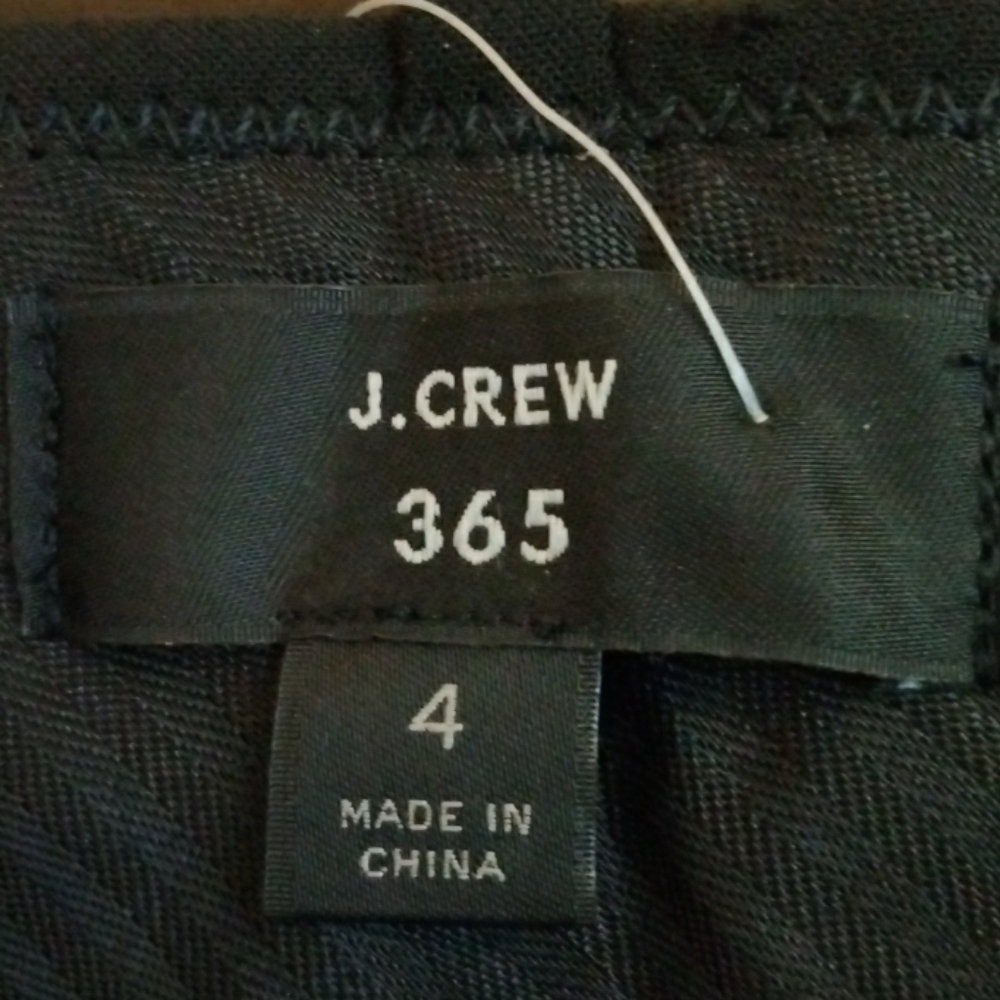 NEW Black J.Crew 365 Pants - Size 4